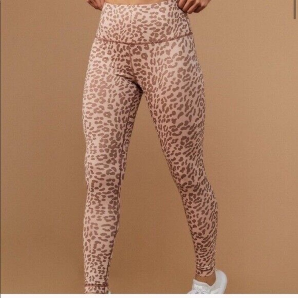 TAN LINES Womens Leopard Temescal Canyon Leggings Sivan Ayla